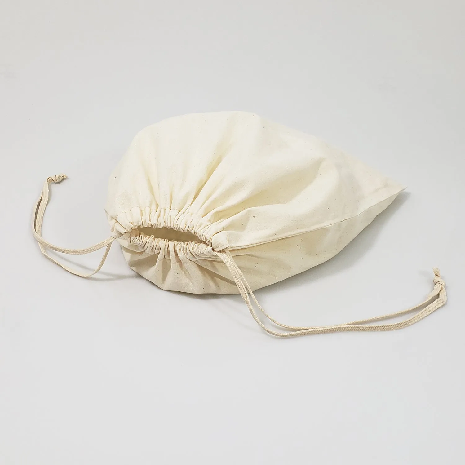 240 ct Bulk Cotton Shoe Bags / Affordable Drawstring Bags - By Case