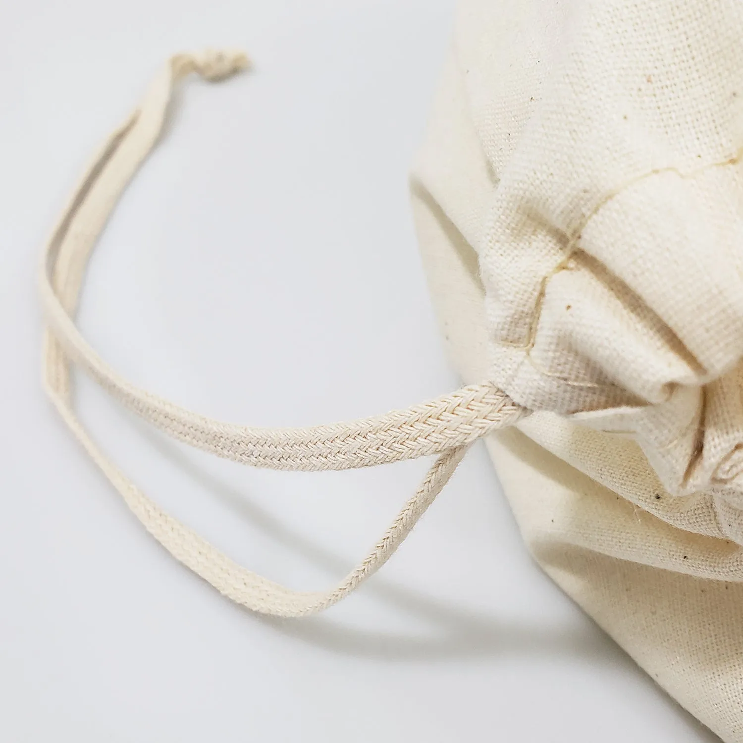 240 ct Bulk Cotton Shoe Bags / Affordable Drawstring Bags - By Case