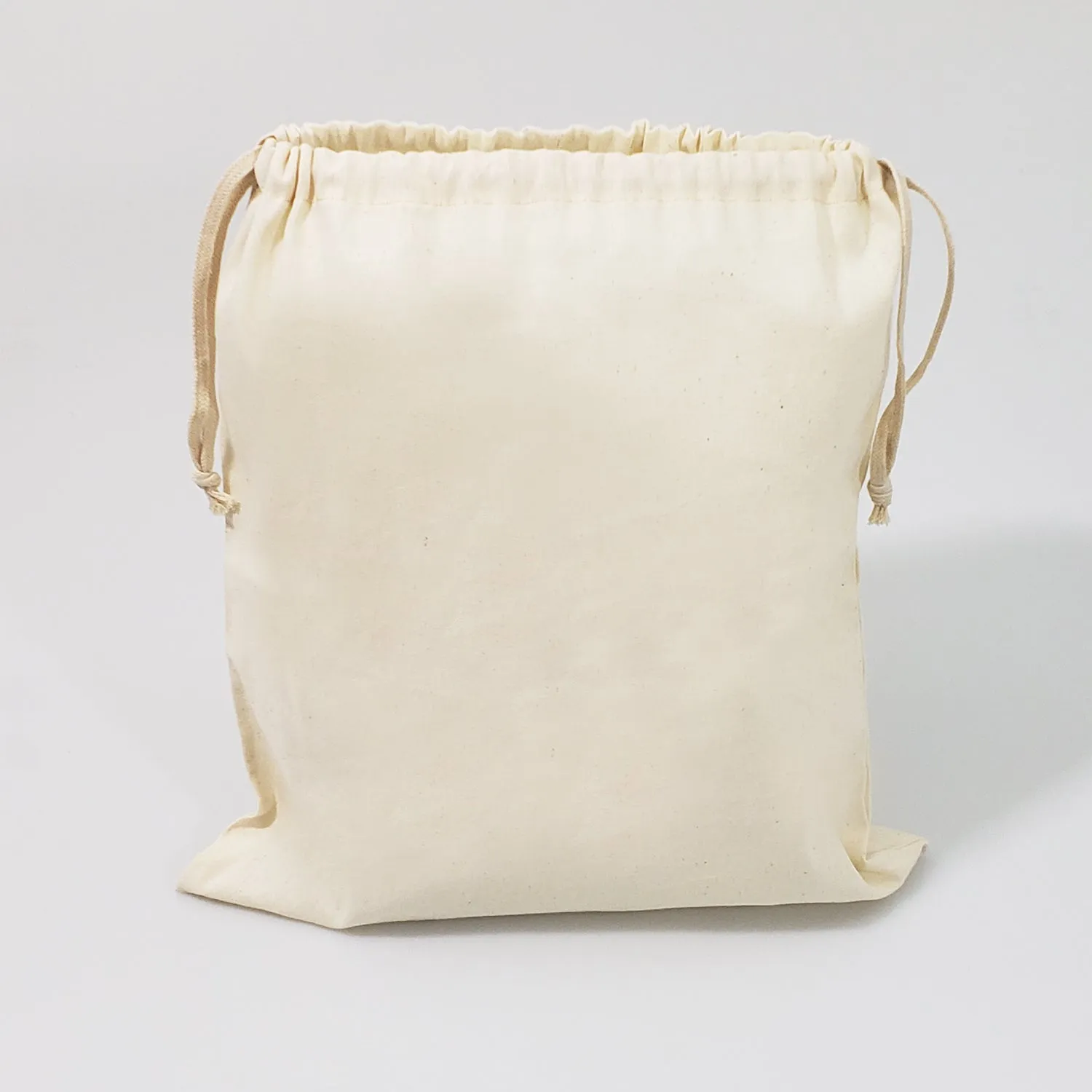 240 ct Bulk Cotton Shoe Bags / Affordable Drawstring Bags - By Case