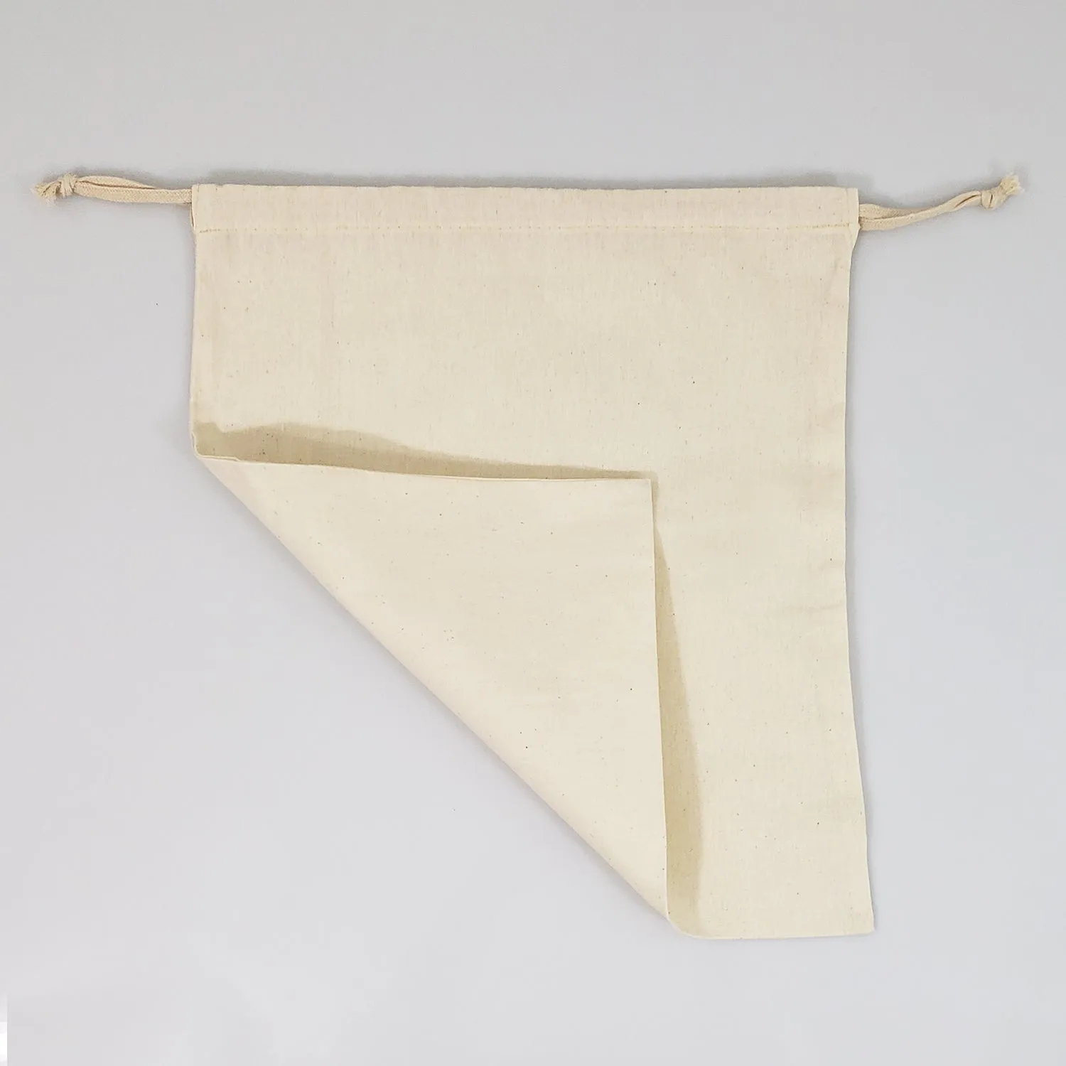 240 ct Bulk Cotton Shoe Bags / Affordable Drawstring Bags - By Case