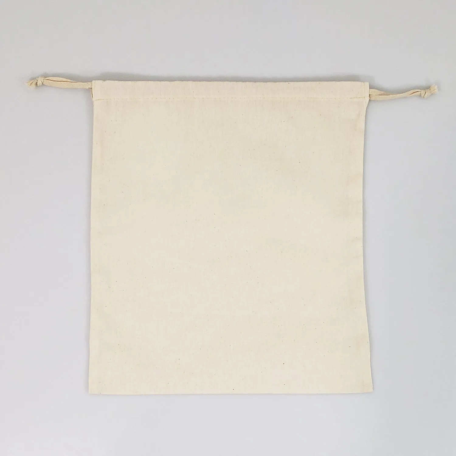 240 ct Bulk Cotton Shoe Bags / Affordable Drawstring Bags - By Case