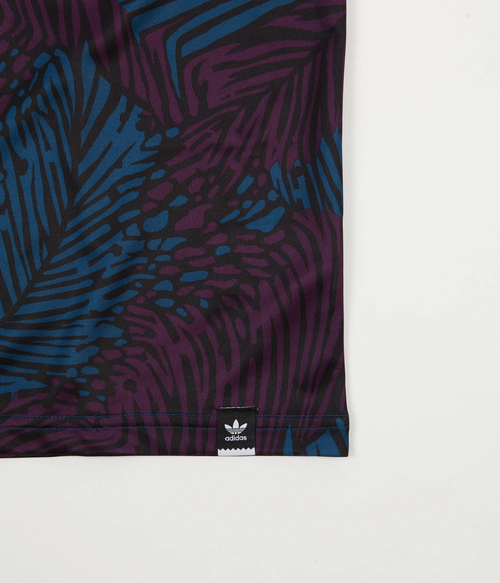 Adidas All Over Print Soccer Jersey - Blue Night / Red Night / Black