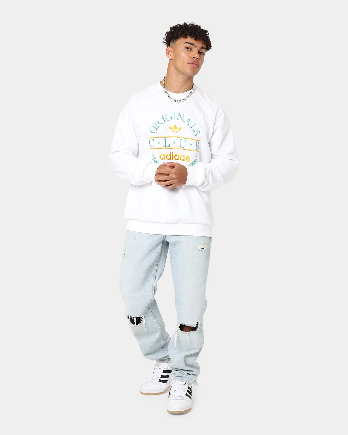 Adidas Club Sweater White