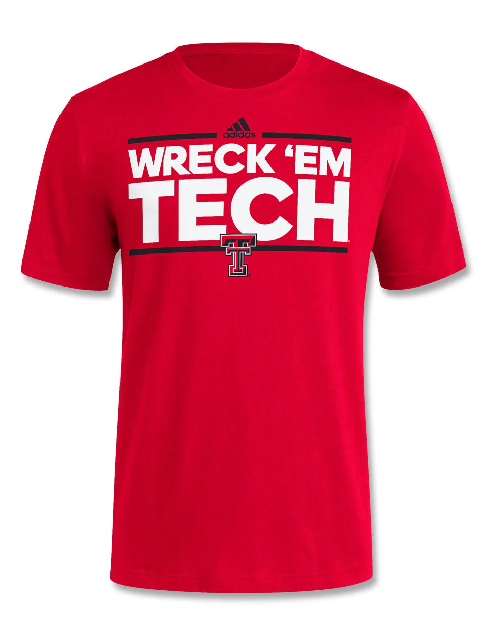 Adidas Texas Tech "Wreck Em Tech" 2024 Short Sleeve T-Shirt