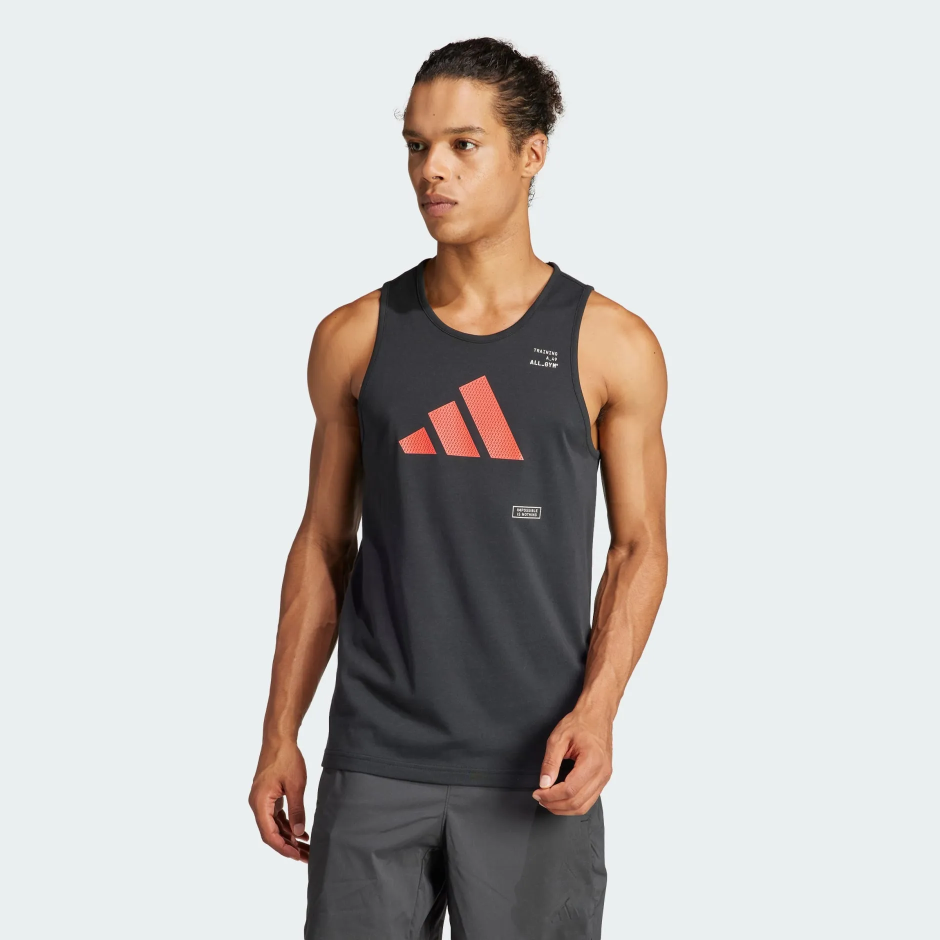 ALL-GYM CATEGORY GRAPHIC TANK TOP - Black