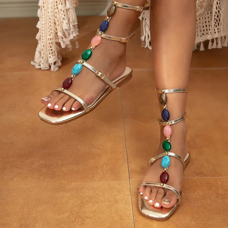 Bohemian Style Casual Gladiator Sandals