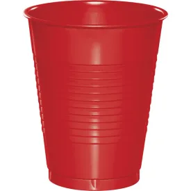 Bulk Classic Red 16 oz Plastic Cups (240 per Case)