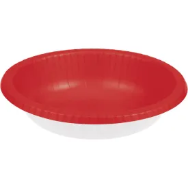 Bulk Classic Red 20 oz Paper Bowls (200 per Case)