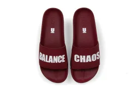 CHAOS/BALANCE Slides (UNDERCOVER X HAYN) Burgundy