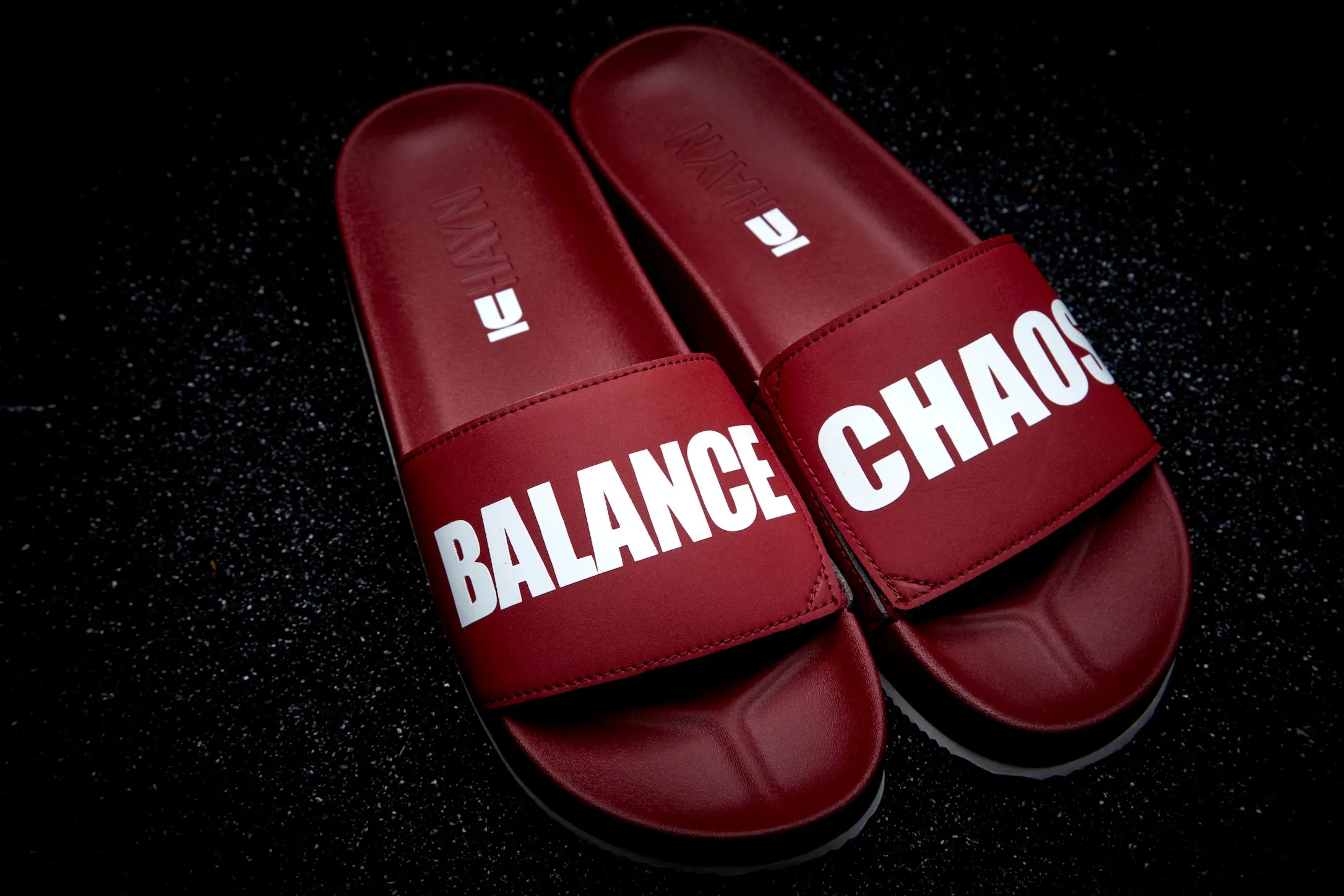 CHAOS/BALANCE Slides (UNDERCOVER X HAYN) Burgundy