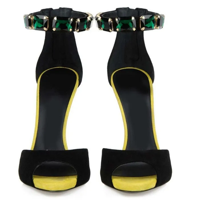 Diamond inlaid High Heel Sandals