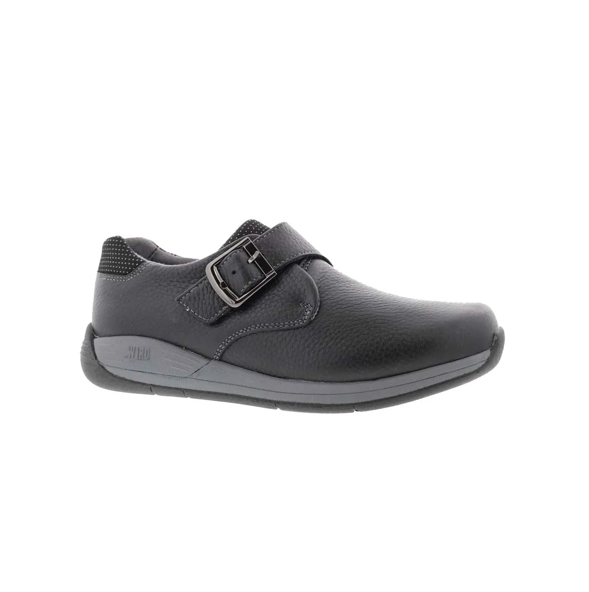 Drew Tempo Women Adjustable Closure Slip-on Shoes In Black Leather
