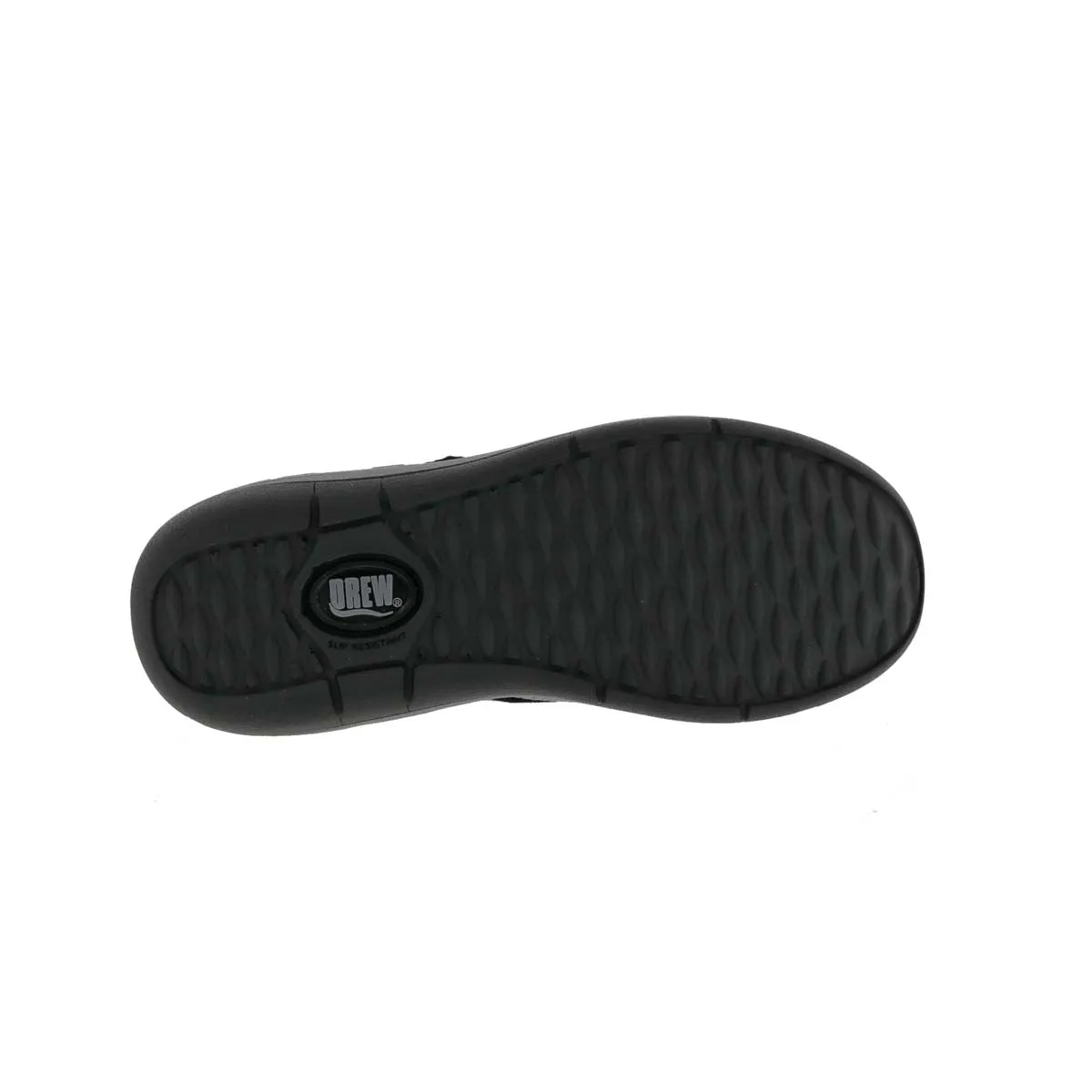 Drew Tempo Women Adjustable Closure Slip-on Shoes In Black Leather