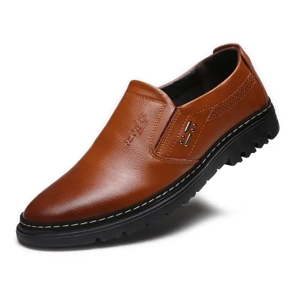 Genuine Leather Men Casual Shoes 2022 Spring Autumn Breathable Mens Loafers Fashion Slip-On Soft Driving Shoes Zapatillas Hombre