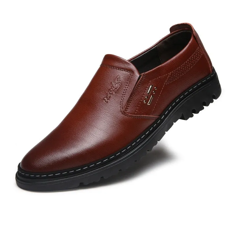 Genuine Leather Men Casual Shoes 2022 Spring Autumn Breathable Mens Loafers Fashion Slip-On Soft Driving Shoes Zapatillas Hombre