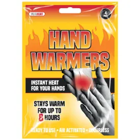 Hand Warmers 4 Pack - Portable Heat Packs for Cold Weather Outdoor Activities