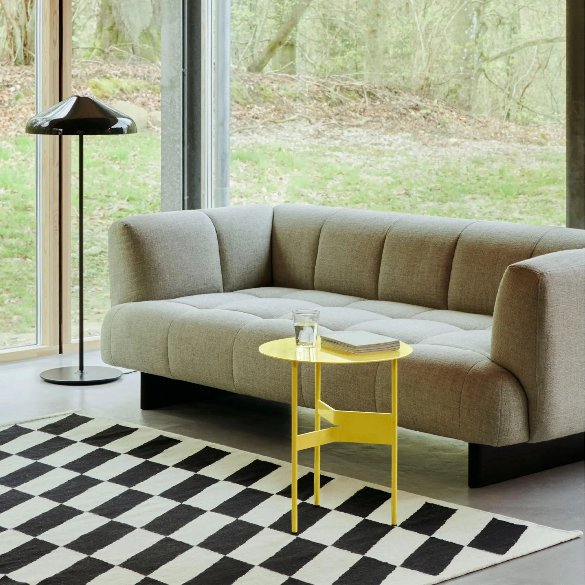 Hay Shim coffee table, Silver grey