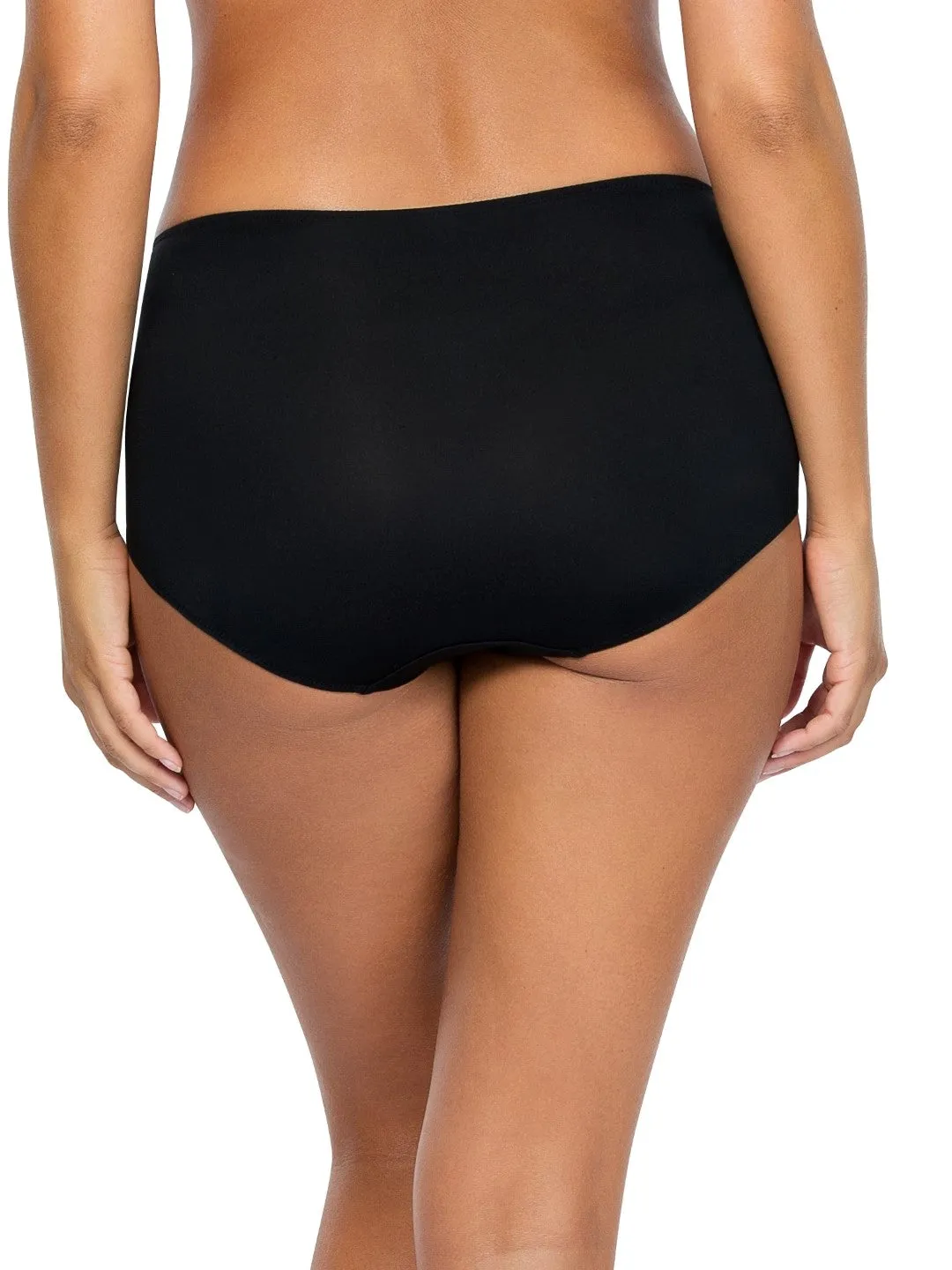 Jeanie High-Cut Brief - Black - 4803