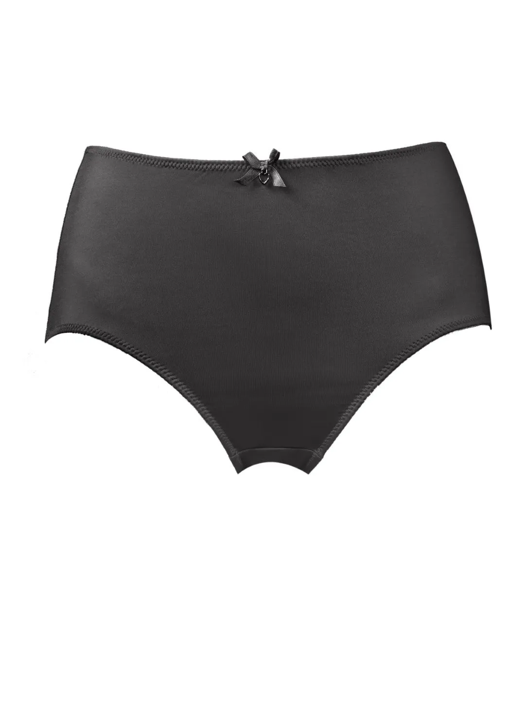 Jeanie High-Cut Brief - Black - 4803