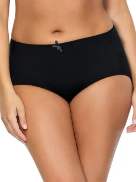 Jeanie High-Cut Brief - Black - 4803