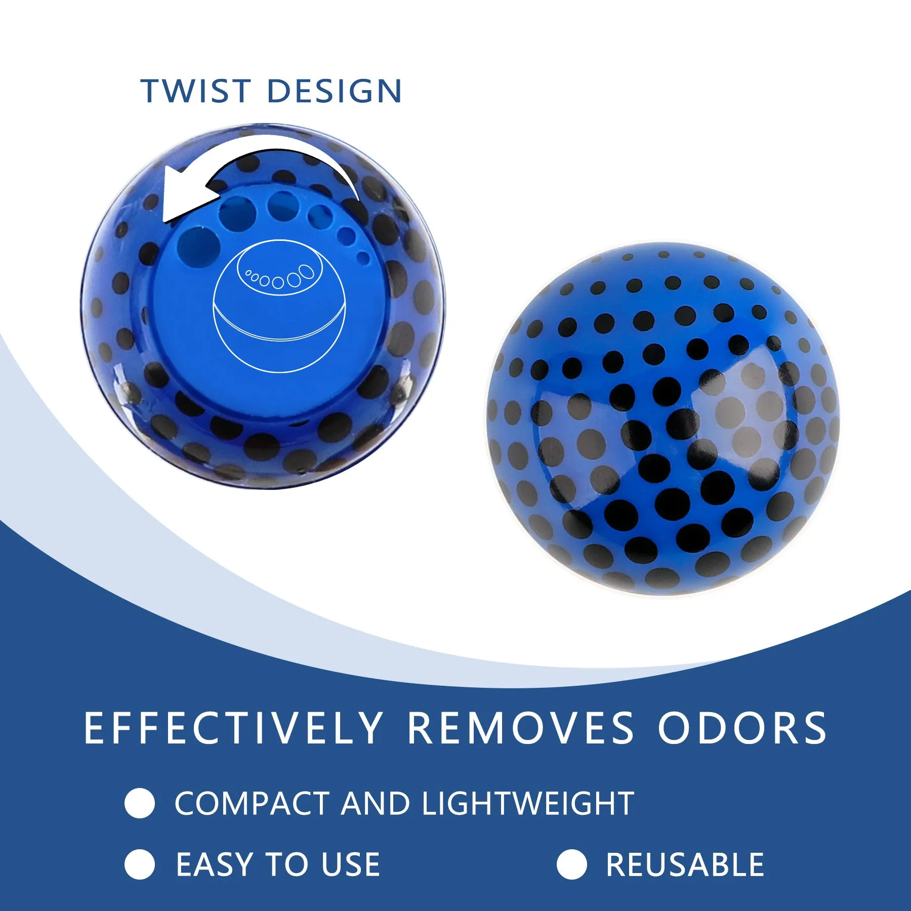 Knixmax Sneaker Deodorizer Shoe Freshener Balls, Gym Bags Lockers Car Air Fresheners, Boot Deodorant Balls Odor Eater Shoe Deodorizers