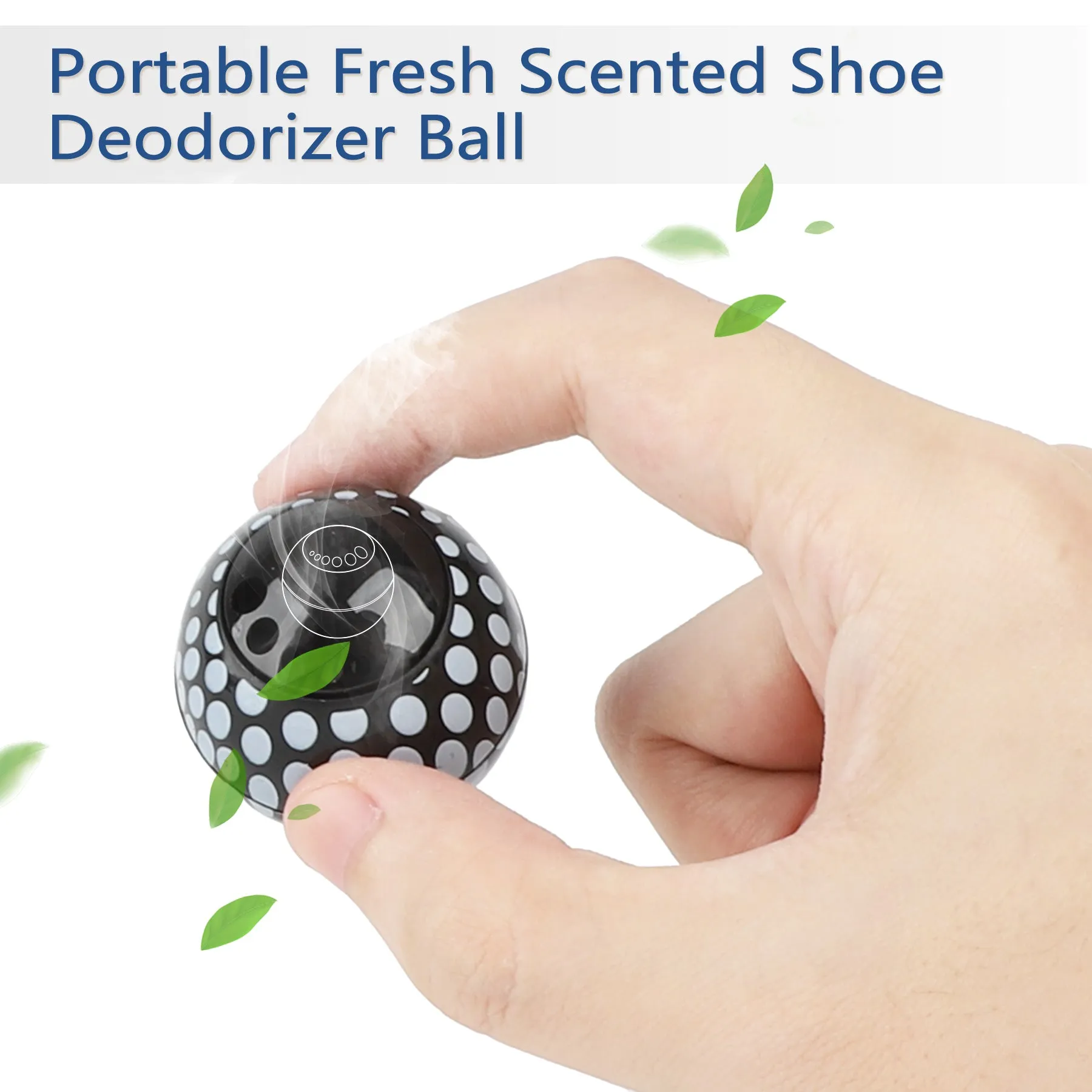 Knixmax Sneaker Deodorizer Shoe Freshener Balls, Gym Bags Lockers Car Air Fresheners, Boot Deodorant Balls Odor Eater Shoe Deodorizers