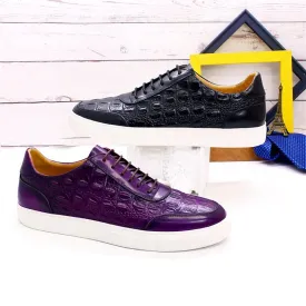 Luxury casual leather shoes