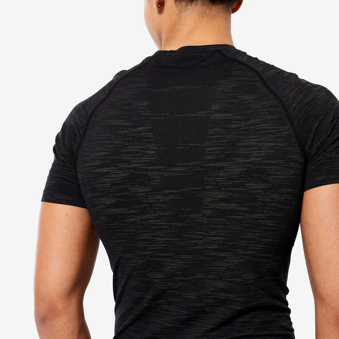 Men's Short-Sleeved Crew Neck Weight Training Compression T-Shirt