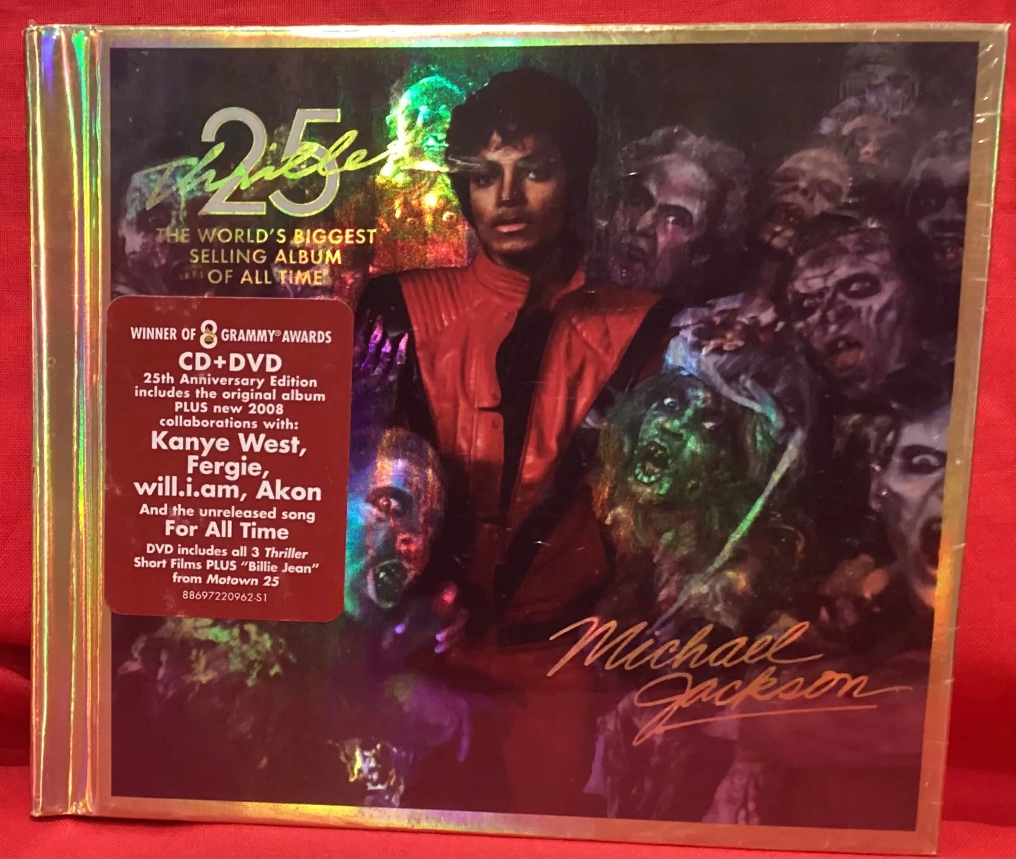 MICHAEL JACKSON - THRILLER - 25TH ANNIVERSARY CD/DVD (NEW/ SEALED)
