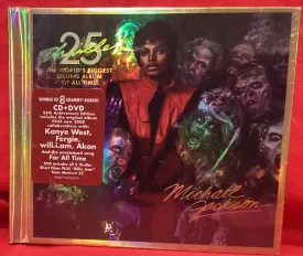 MICHAEL JACKSON - THRILLER - 25TH ANNIVERSARY CD/DVD (NEW/ SEALED)