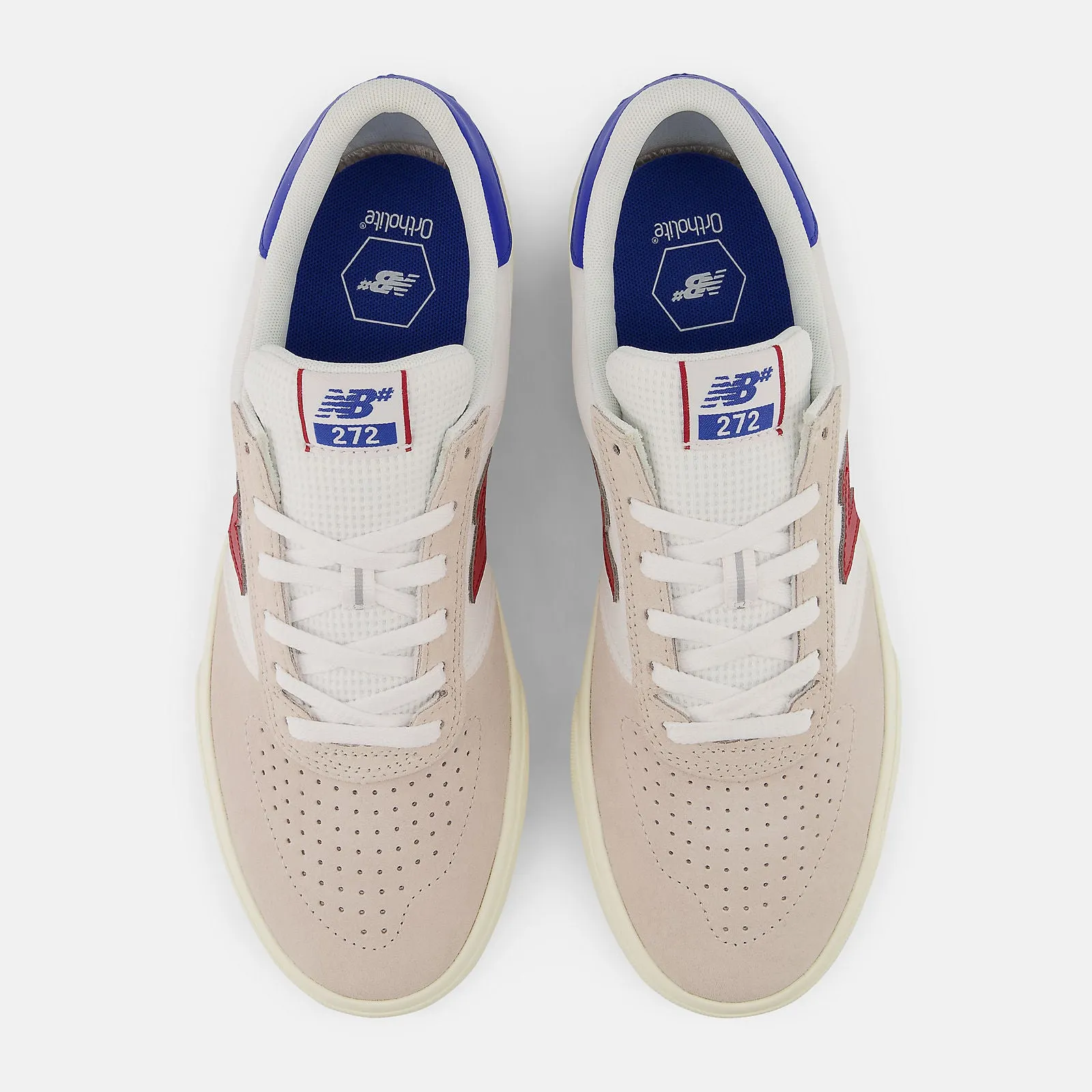 NEW BALANCE 272 WHITE/RED/BLUE
