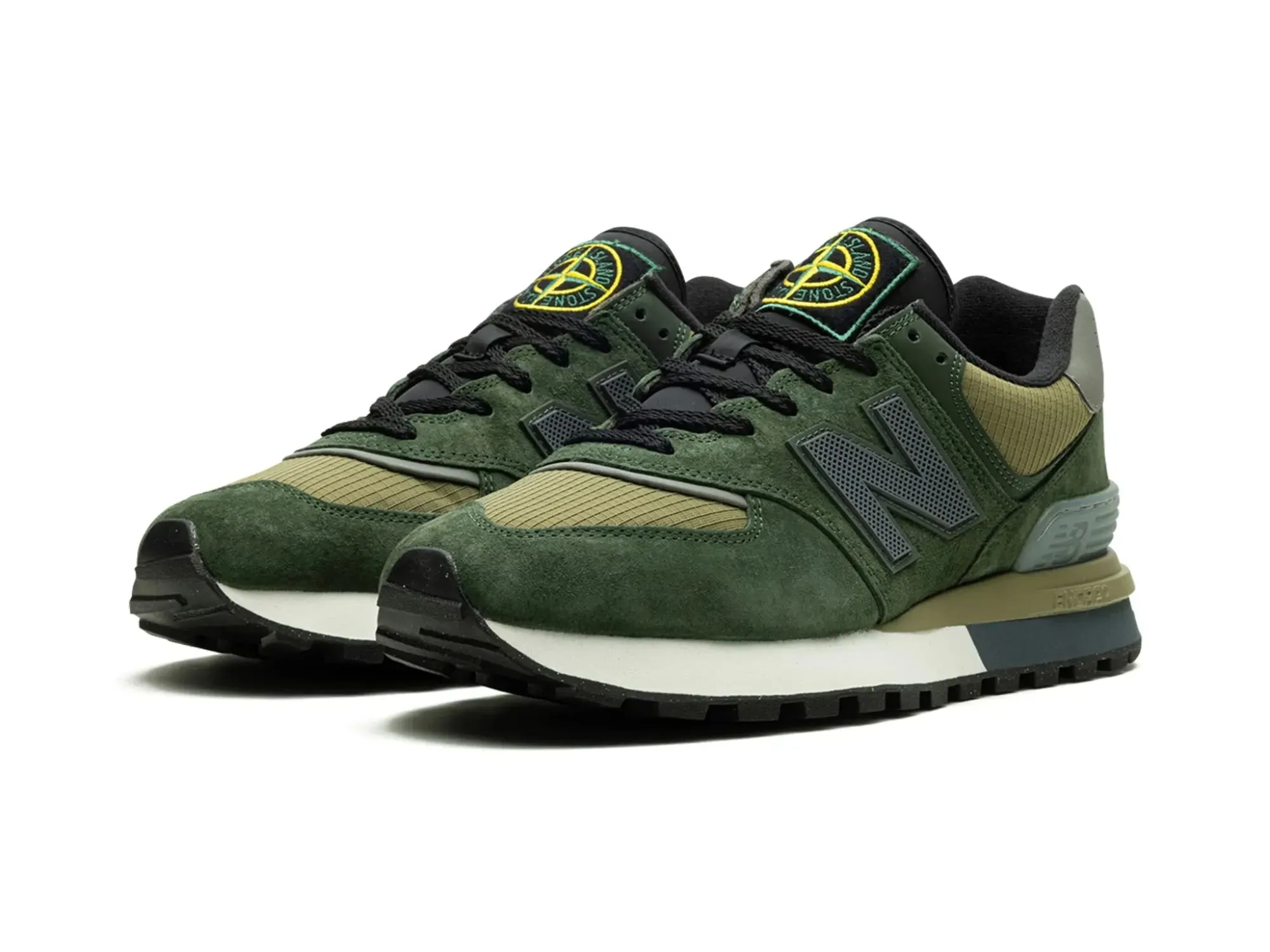 New Balance 574 Legacy Stone Island "Dark Green"
