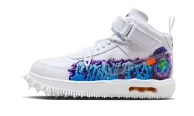 Nike Air Force 1 Mid Off-White Graffiti White