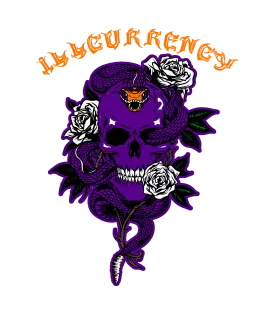 Nike Air Max Plus OG Voltage Purple | illcurrency Black T-Shirt (Skeleton Rose)