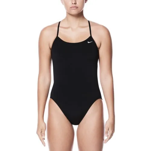 NIKE Poly Solids Women Swim Performance Cut Out One Piece - (Additional Colors)