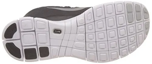 Nike Women's Free 5.0  Running Shoe, Black/Metallic Silver/Dark Grey/White, 6 B(M) US