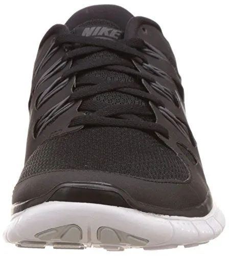 Nike Women's Free 5.0  Running Shoe, Black/Metallic Silver/Dark Grey/White, 6 B(M) US
