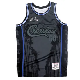 Nipsey Palm Tree Basketball Jersey-Black