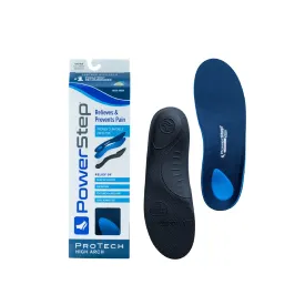 Powerstep Protech High Arch Cushions And Protects The Heel Even More | Color Blue