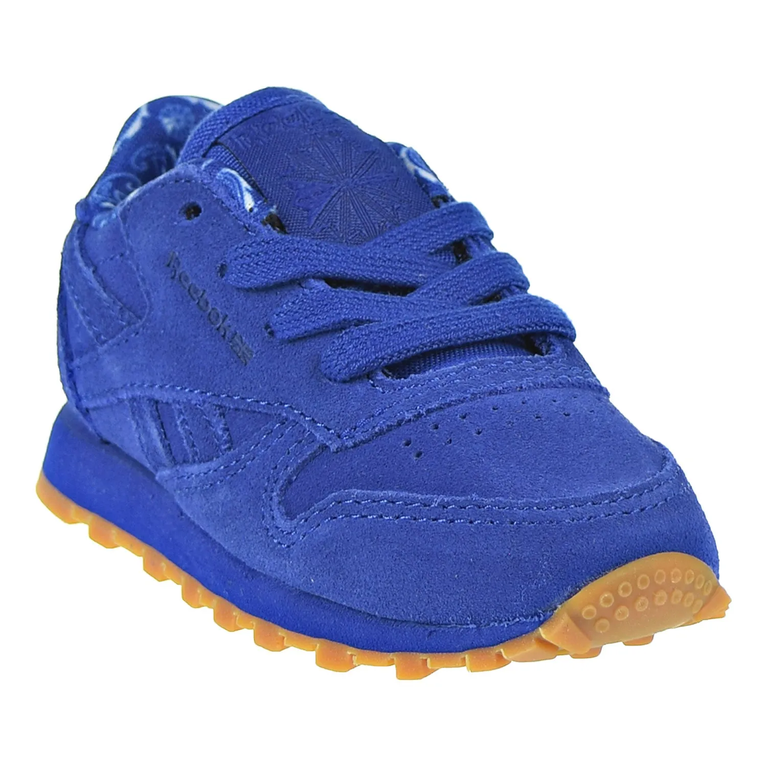 Reebok CL Leather TD Toddler Shoes Collegiate Royal/White