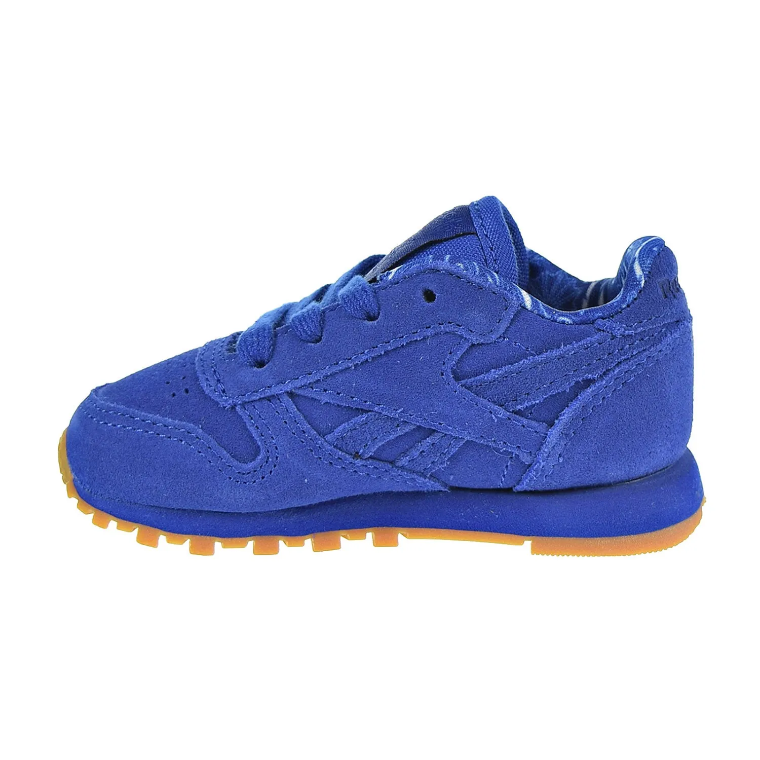 Reebok CL Leather TD Toddler Shoes Collegiate Royal/White