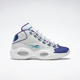 Reebok Footwear Men Question Mid Shoes Cold Grey 1/Bold Purple/Classi