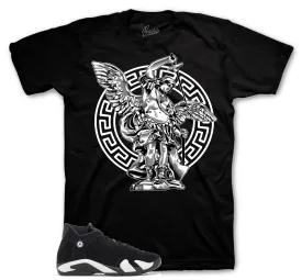 Retro 14 Black/White St. Micheal Shirt