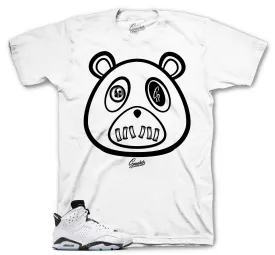 Retro 6 White Black ST Bear Shirt