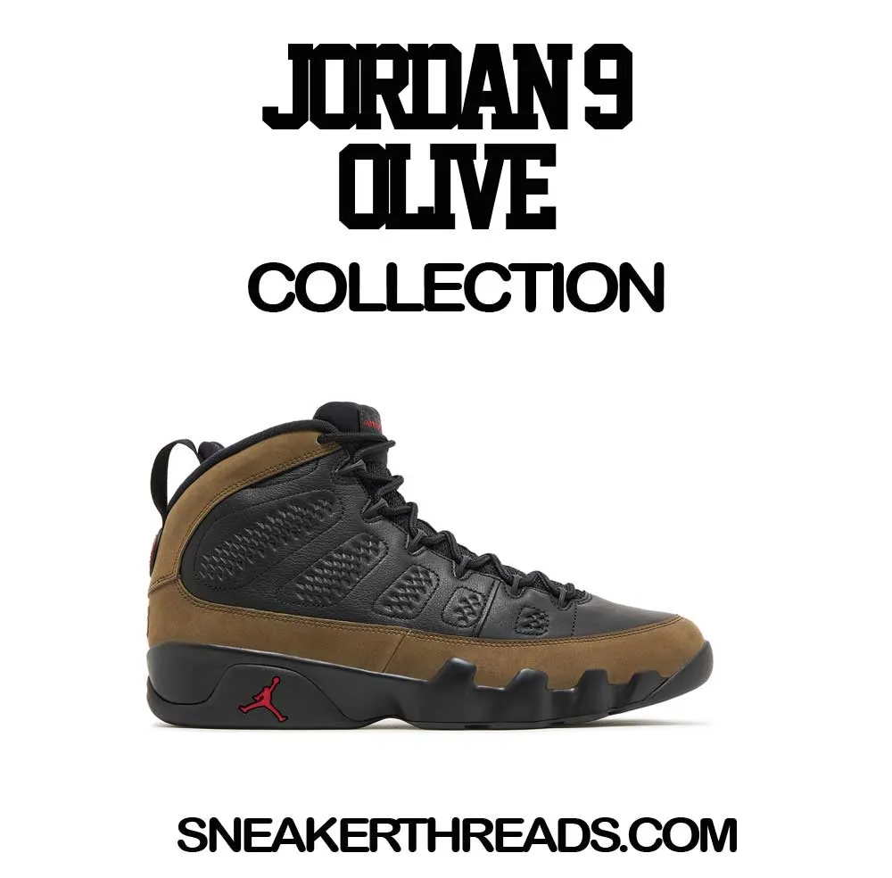 Retro 9 Olive Finesse Hoody