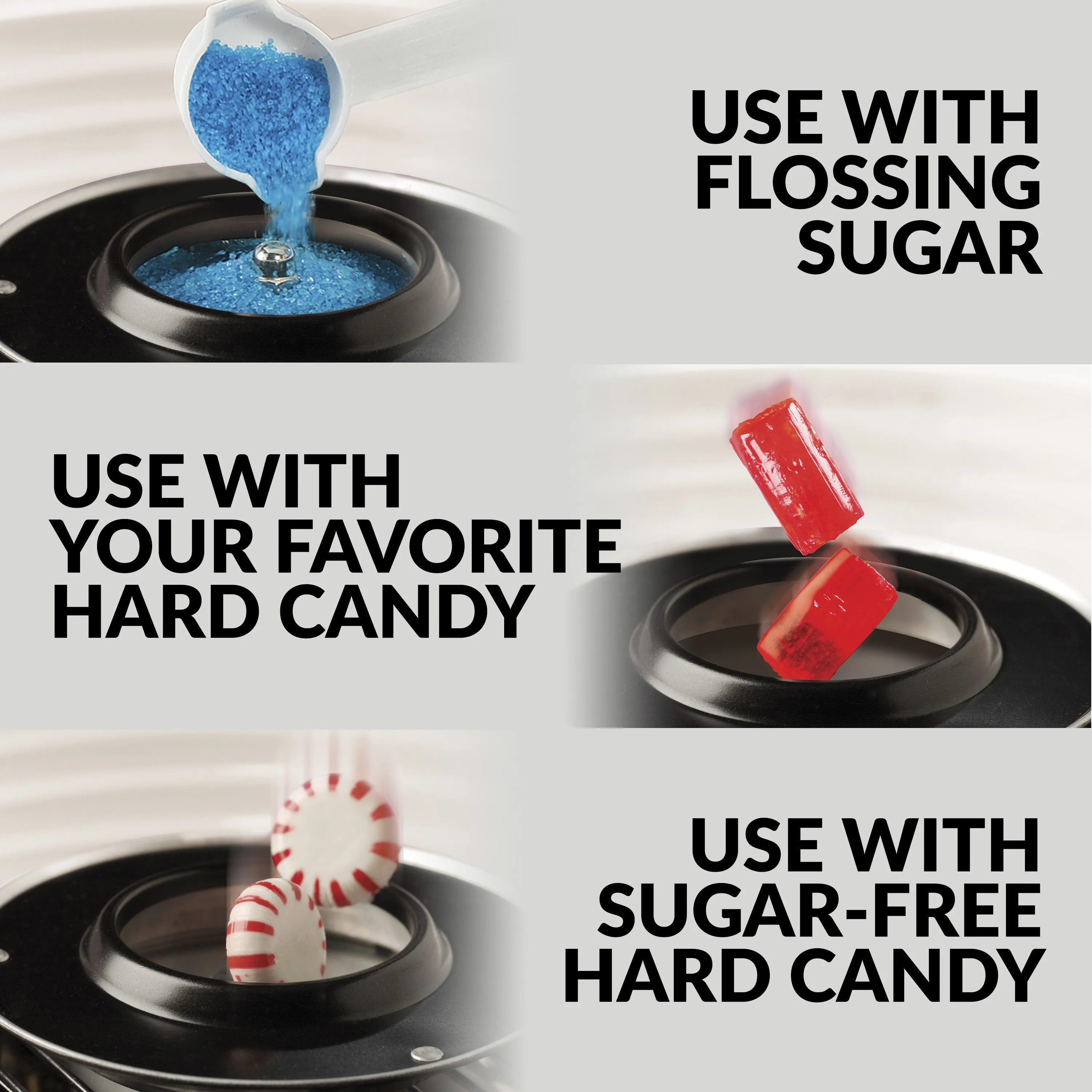 Retro Hard Candy Cotton Candy Maker