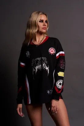 Rule The Galaxy Bailey Motocross Jersey in Black