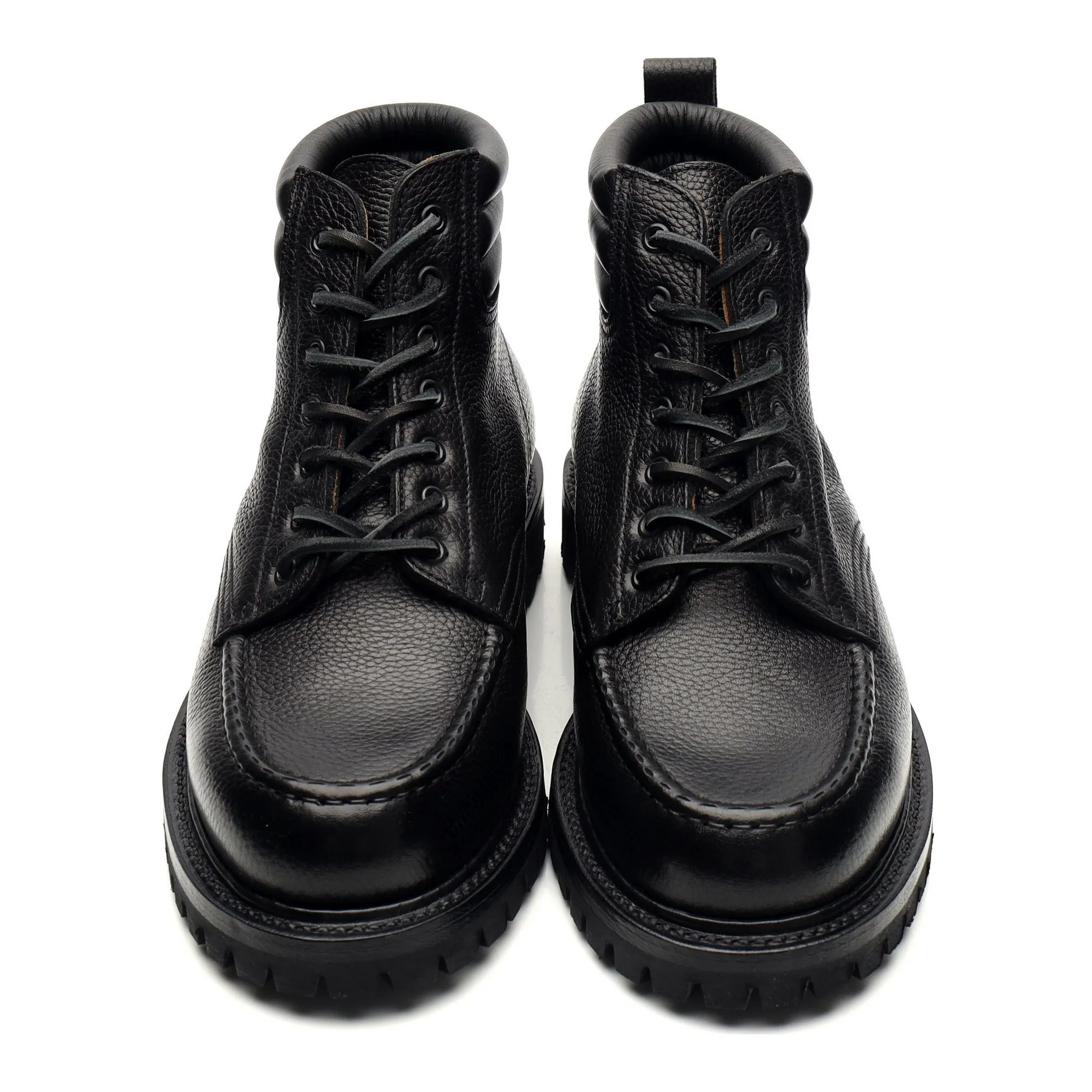 'Salvia' Black Leather Boots UK 7 EU 41