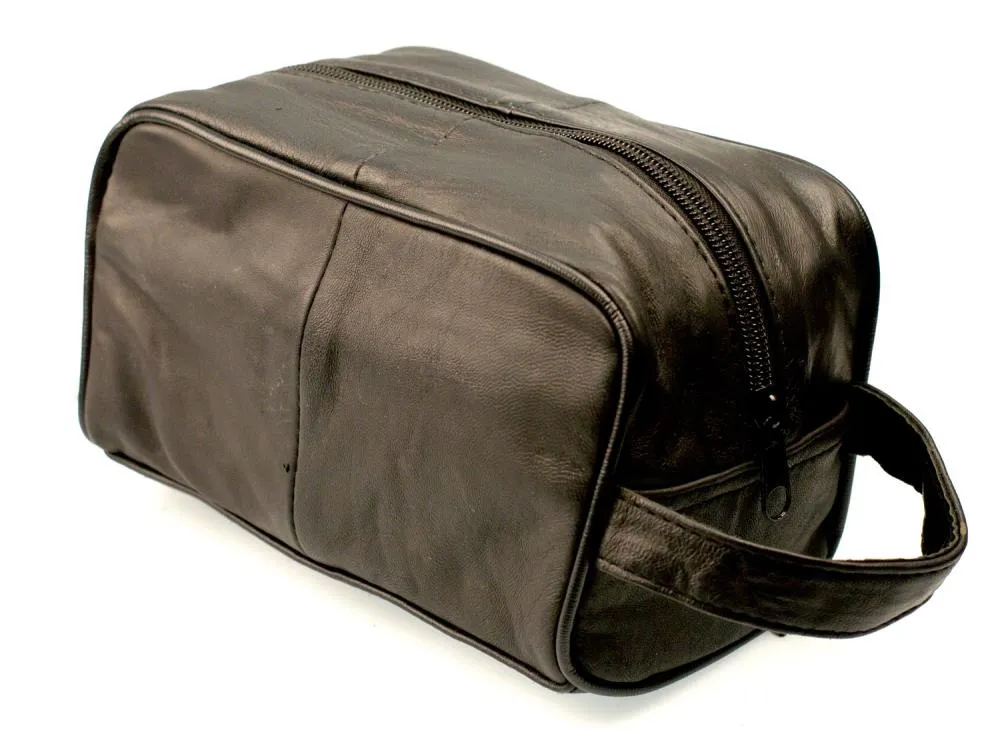 small leather kitbag