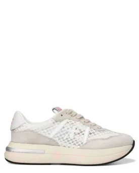 Sneakers CASSIE 7390 in Pelle e Tessuto Retrò